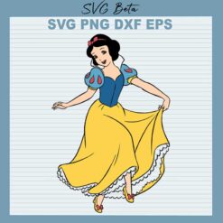 Snow White Princess SVG