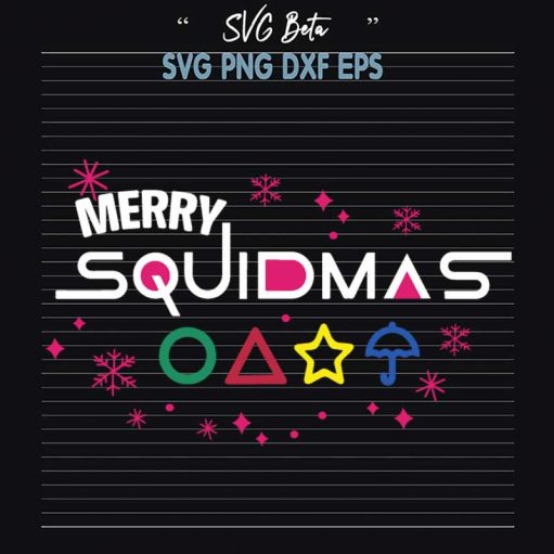 Merry Squidmas SVG