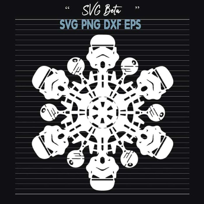 Star wars Snowflake SVG