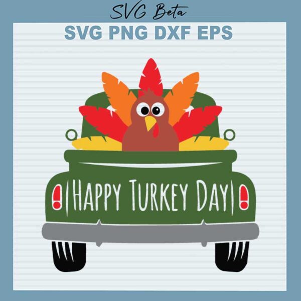 Turkey Truck SVG