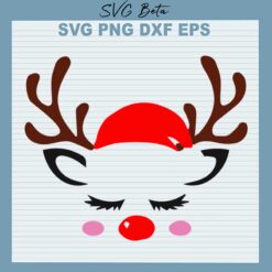 Santa Deer Unicorn SVG