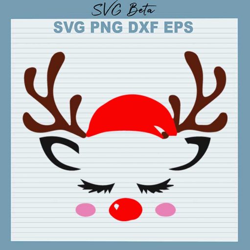 Santa Deer Unicorn SVG