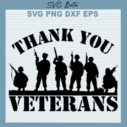 Thank You Veterans Svg