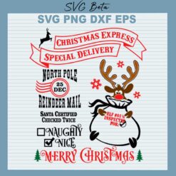 Christmas Express Special Delivery svg