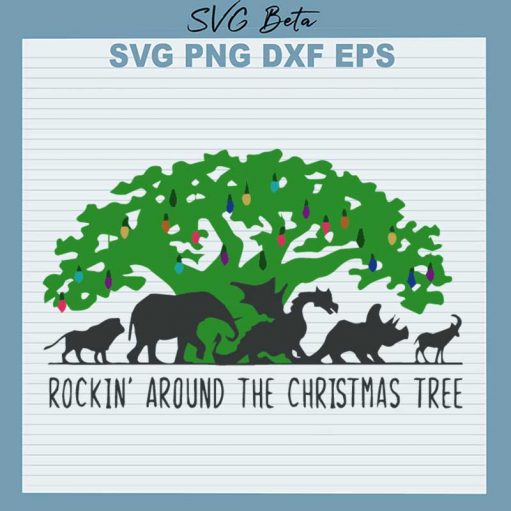 Rockin Around The Christmas Tree Svg