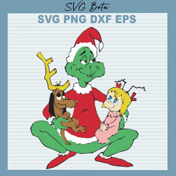 Childminder Grinch Christmas SVG