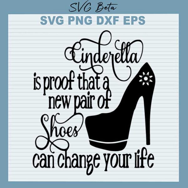 Disney Cinderella Shoe SVG