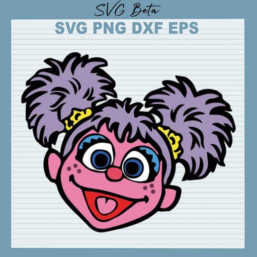 Sesame Street Abby Cadabby SVG