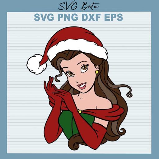 Christmas Belle Princess SVG