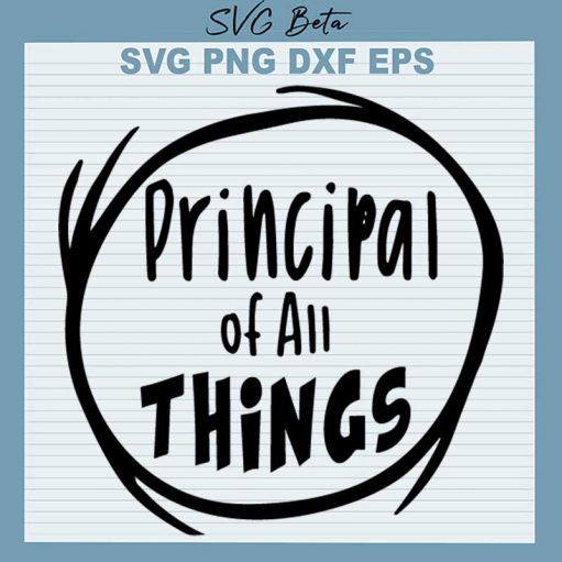 Principal Of All Things SVG