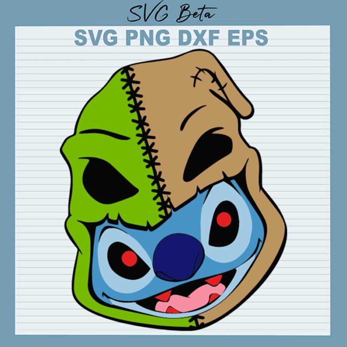 Oogie Boogie Stitch SVG, Lilo Stitch Oogie Boogie Face SVG, Oogie Boogie Face SVG