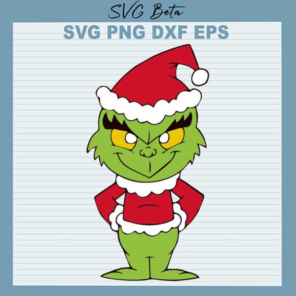 Baby Grinch Christmas SVG