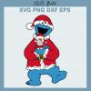 Cookie Monster Christmas SVG