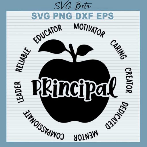 Back To School Principal SVG