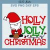 Gnome Holly Jolly Christmas Svg