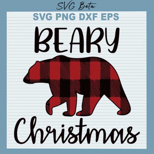 Beary Christmas SVG