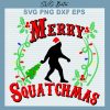 Merry Squatchmas Svg
