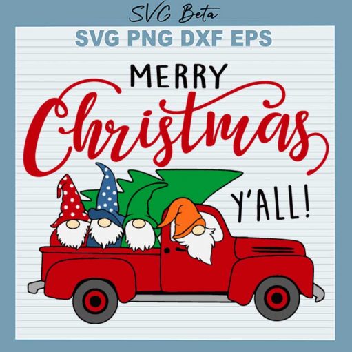 Merry Christmas Y'All Svg