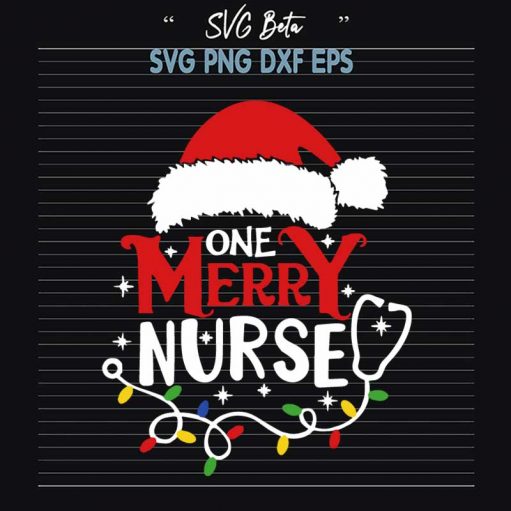 One Merry Nurse SVG