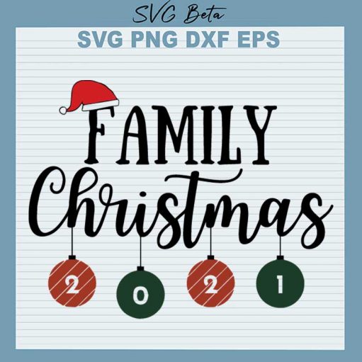 Family Christmas SVG