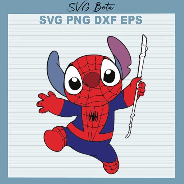 Spider Man Stitch SVG