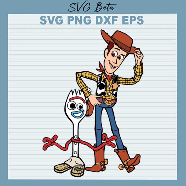 Woody And Forky Toy Story SVG