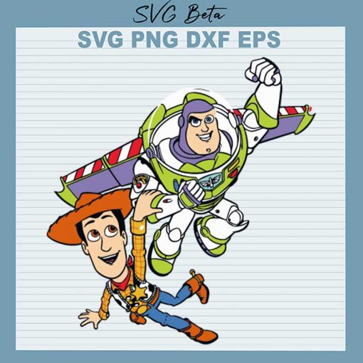 Toy Story Characters SVG, Woody SVG, Buzz Lightyear Toy Story SVG PNG ...