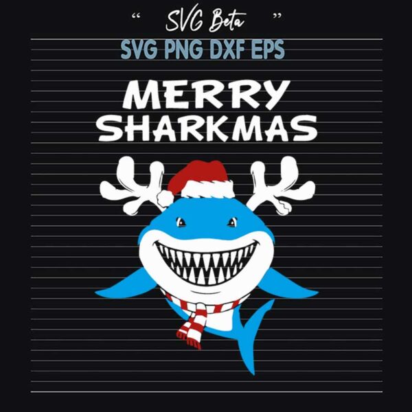 Merry Sharkmas SVG