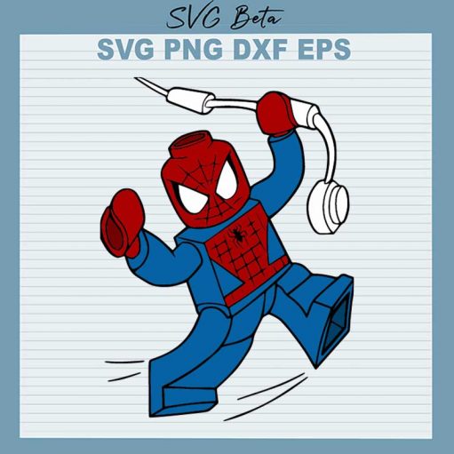 Lego Spider Man SVG, Spider Man SVG PNG DXF Cut File