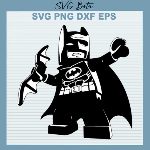 Lego Batman SVG, Batman SVG, Superheroes SVG PNG DXF Cut File