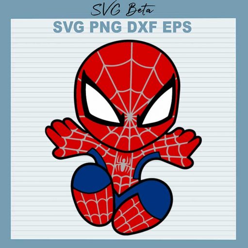 Baby Spider Man Svg