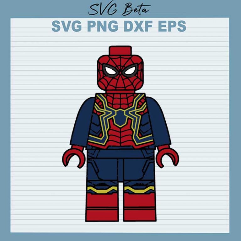 Lego Spider Man SVG, Superheroes SVG, Cute Spiden Man SVG PNG DXF Cut File