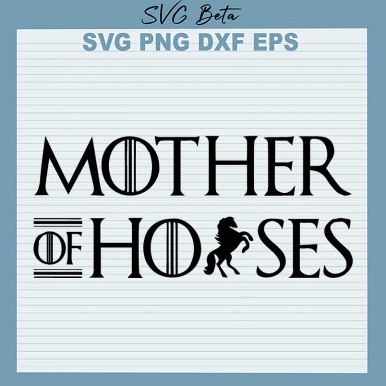 Mother Of Horse Svg