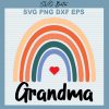 Rainbow Grandma Svg