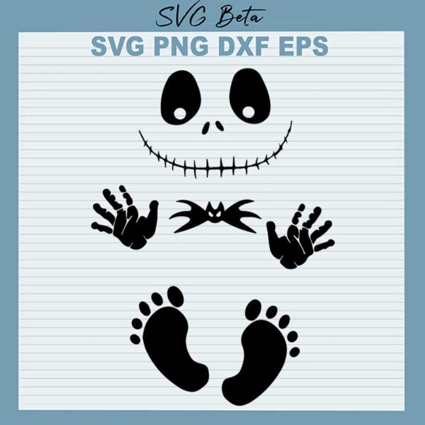 Jack Skellington Baby SVG