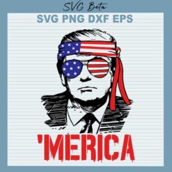 Trump Merica SVG