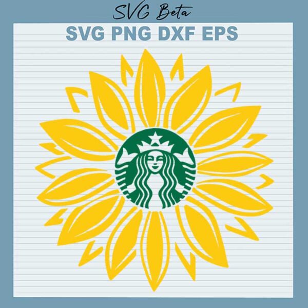 Sunflower Starbuck Logo SVG