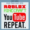 Roblox Minecraft Youtube Repeat Svg