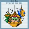 Baby Yoda Christmas Ornament Svg