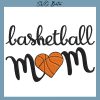 Basketball mom embroidery design