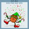 Christmas Basketball Elf Svg