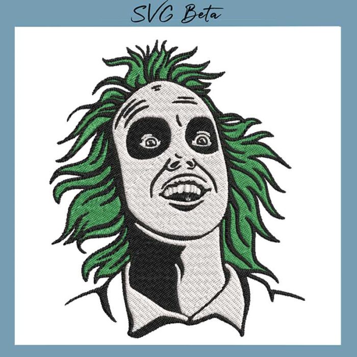 Beetlejuice Embroidery Design, christmas movie Embroidery File pes hus embroidered file