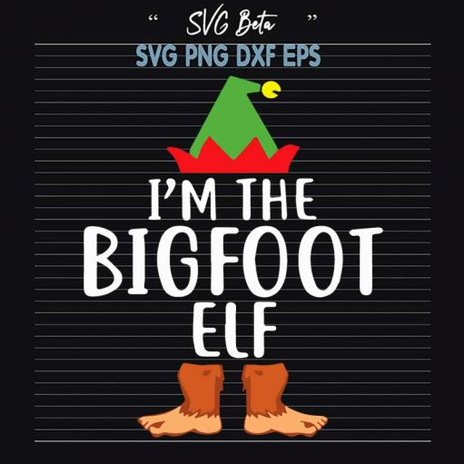 I'M The Bigfoot Elf Svg