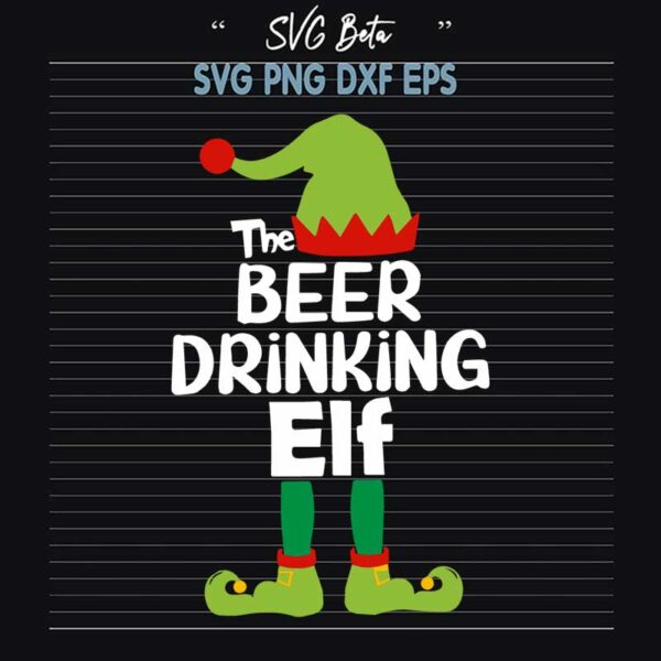 The Beer Drinking Elf SVG