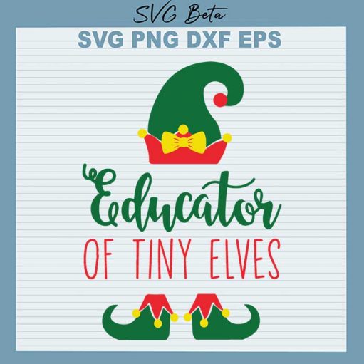 Educator Of The Tiny Elves SVG