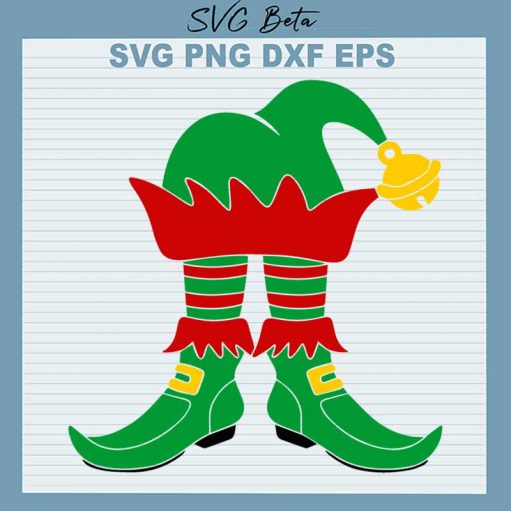 Elf Shoe Christmas Svg