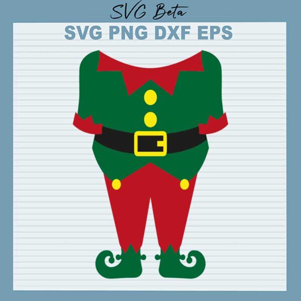 Christmas Elf Suit SVG
