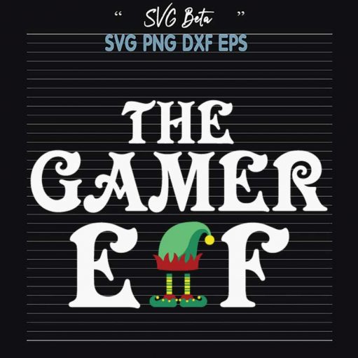 The Gamer Elf SVG