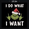 I do what i want grinch embroidery design