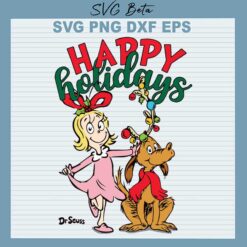Cindy Lou Happy Holidays SVG